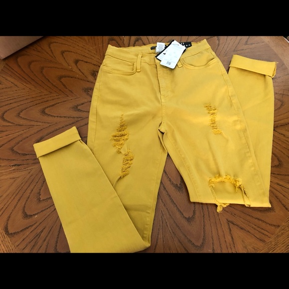 Fashion Nova Denim - Distressed Jeans NWT